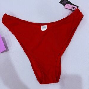 New Wild Fable Women’s Bikini Bottom Size XL High Cut Red NWT